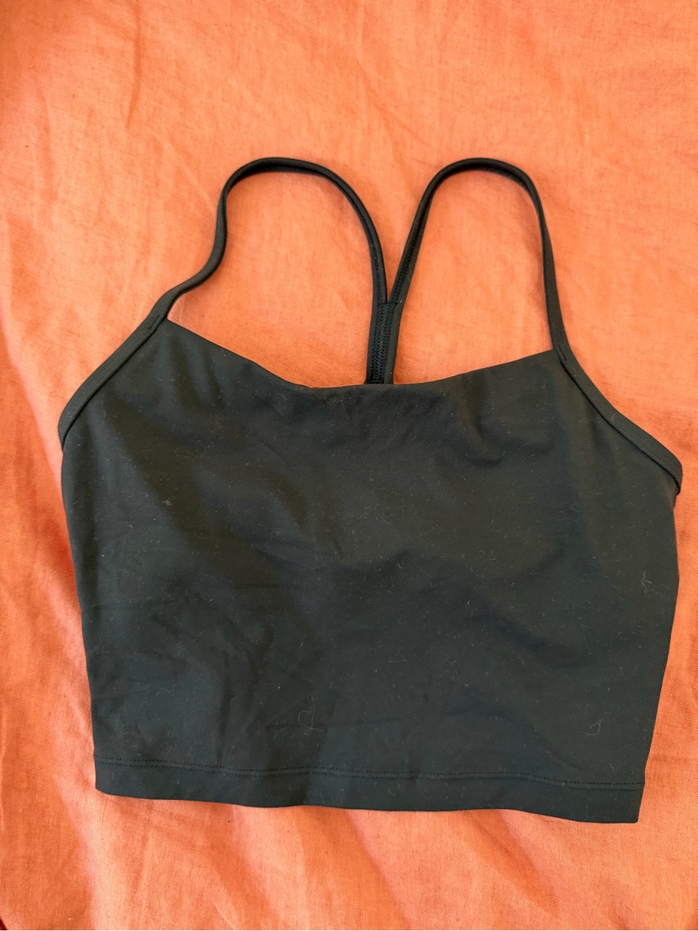 CRZ YOGA Black Cropped Cami Bralette